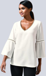 Alba Moda Bluse mit Schmuck-Detail