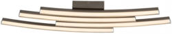 Brilliant Leuchten Samurai LED Wand- und Deckenleuchte 4flg eisen