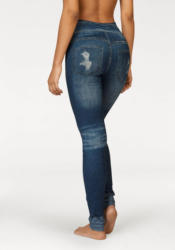 Buffalo Slim Leggings mit aufgedruckten Denim-Details