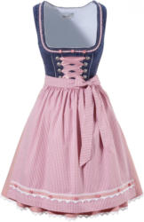 Marjo Dirndl kurz mit Rosenapplikation