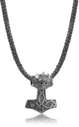Kuzzoi Silberkette »Herren Thor´s Hammer Keltischer Knoten 925 Silber«