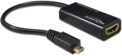 DELOCK Adapter MHL Micro USB 5 Pin Stecker »High Speed HDMI Buchse + USB Micro-B Buchse«