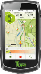 GPS-Geräte - TEASI ONE³ eXtend - PULS Edition incl. Brustgurt Fahrrad, Wandern, Schifffahrt, Outdoor, Geocaching, Fußgänger Westeuropa, Osteuropa