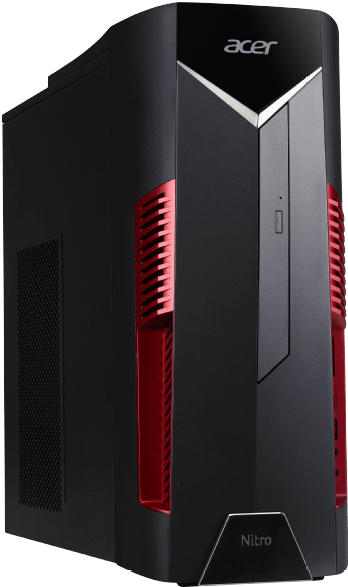 Gaming-PCs - ACER Nitro N50-600, Gaming PC mit Core™ i7 Prozessor, 16 GB RAM, 1 TB HDD, 128 GB SSD, GeForce® GTX 1060, 6 GB