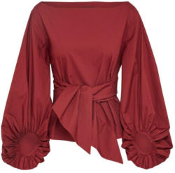 Bluse mit Ballonärmeln