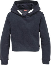 Kapuzensweatshirt in kurzer Form, für Mädchen