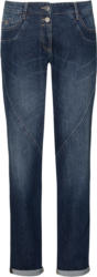 Damen Boyfriend-Jeans in dunkler Waschung