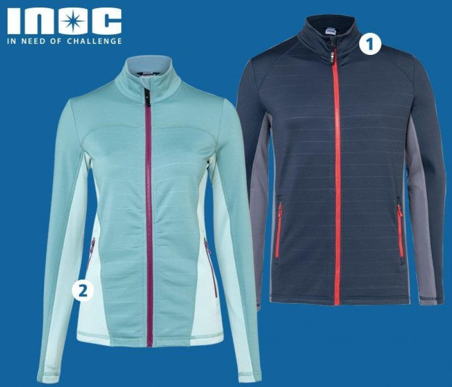 INOC Damen Herren Mid Layer Jacke INOC Damen Herren Mid Layer Jacke