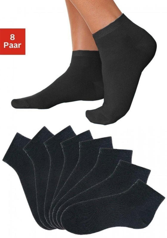 GO IN Kurzsocken (8 Paar) in verschiedenen Unifarben