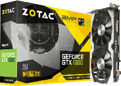 NVIDIA GTX 1060 - ZOTAC GeForce® GTX 1060 AMP! Edition 6GB (ZT-P10600B-10M) (NVIDIA, Grafikkarte)