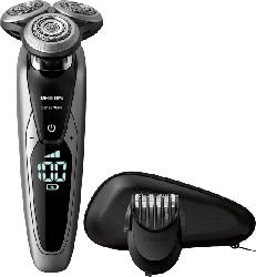 Elektrorasierer - PHILIPS S9711/41 Aqua Tec Nass-/Trockenrasierer Chrom