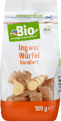 dmBio Trockenobst Ingwer-Würfel kandiert