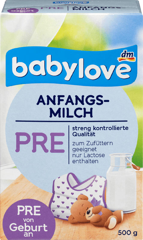 babylove Anfangsmilch Pre von Geburt an