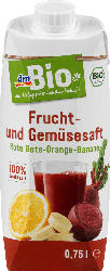 dmBio Frucht- & Gemüsesaft rote Bete, Orange & Banane