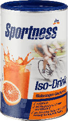 Sportness Iso-Drink Pulver, Blutorangen-Geschmack