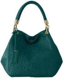 POON Switzerland Lederhandtasche mit Fantasieprägung