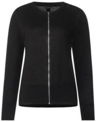 Struktur-Cardigan mit Zipper