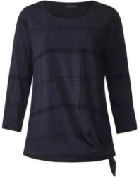 Geknotete Flockprint Bluse