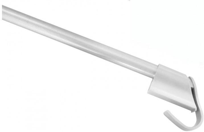 Klemmvitrage Ø 10/12, Metall, ca. 45 - 75 cm, silber