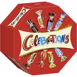 Celebrations jede 186-g-Packung