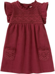 Baby Kordkleid mit Spitzen-Details