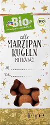 dmBio Adventsgebäck, Marzipankugeln mit Kakao
