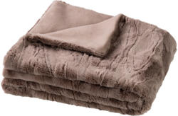 Felldecke mit Fleece
