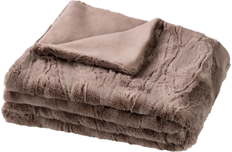 Felldecke mit Fleece