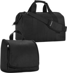 reisenthel® Reisetasche »allrounder« und Kosmetiktasche »toiletbag« black im SET