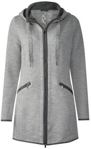 Lange Hoodie Jacke