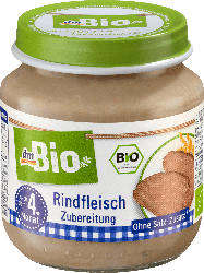 dmBio Rindfleisch Zubereitung nach dem 4. Monat