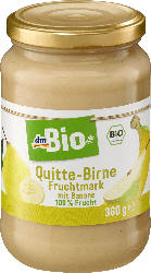 dmBio Fruchtmark Quitte, Birne & Banane