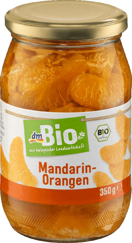 dmBio Mandarin-Orange im Glas