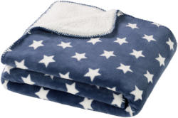Kuscheldecke mit Sternen allover