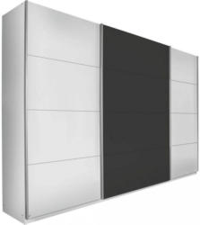 Schwebetürenschrank In Schwarz, Weiß
