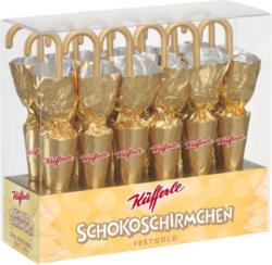 Küfferle Schokoschirmchen FESTGOLD