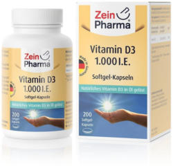 ZeinPharma Vitamin D3 Softgels 1000 I.E.