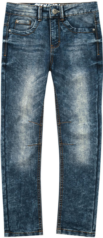 Jungen Straight-Jeans in Used-Waschung