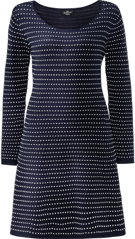 Damen Kleid mit strukturierter Musterung
