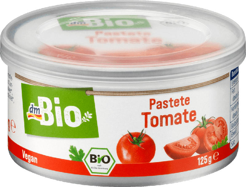 dmBio Aufstrich, Pastete Tomate