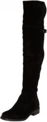 Overknees aus Veloursleder