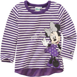 Minnie Maus Langarmshirt mit Ringeln