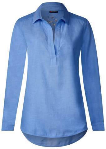 Chambray Longbluse