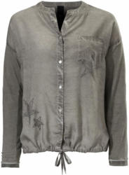 Oversized-Shirt mit Sternen Applikation