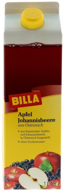 BILLA Österreichischer Apfel-Johannisbeersaft