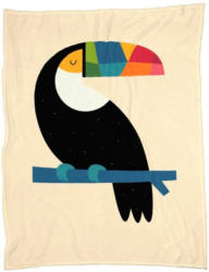 Wohndecke »Rainbow Toucan«, Juniqe