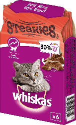 Whiskas Snack für Katzen, Steakies mit Rind