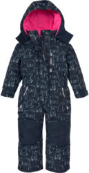 Mädchen Schneeoverall mit Eisbär-Motiven