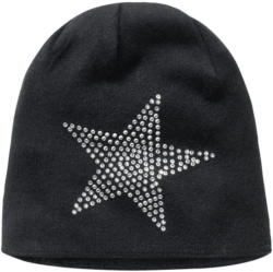 Damen Mütze mit Glitzersteinchen