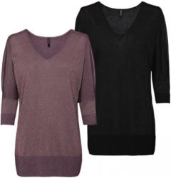 Damen-Pullover mit raffinierten Ärmeln